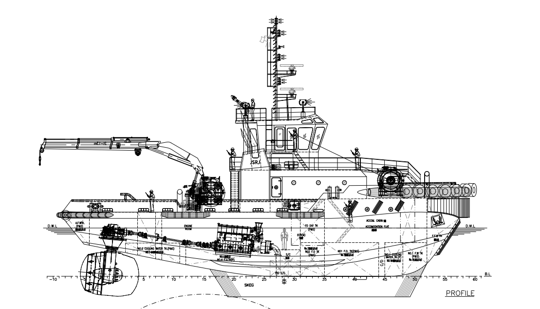 出售5160马力港作拖轮