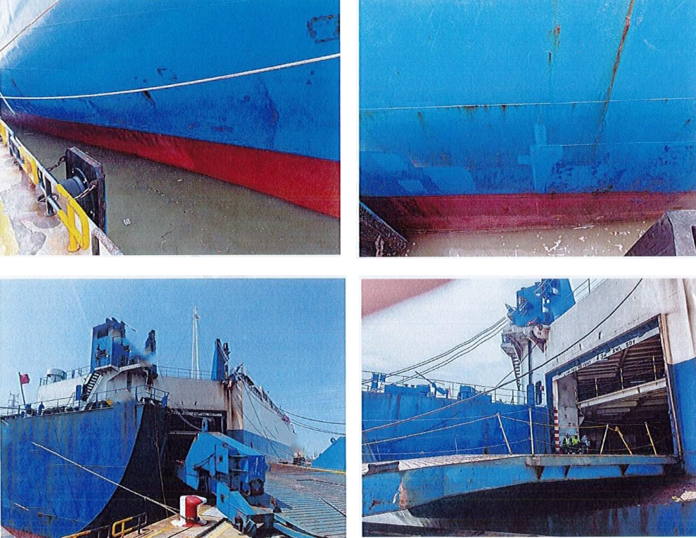 出售953辆汽车滚装船